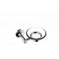 Toalheiros e Acessórios | Serie 87200 | Saboneteira Cromado Vidro Ref: CH44200125